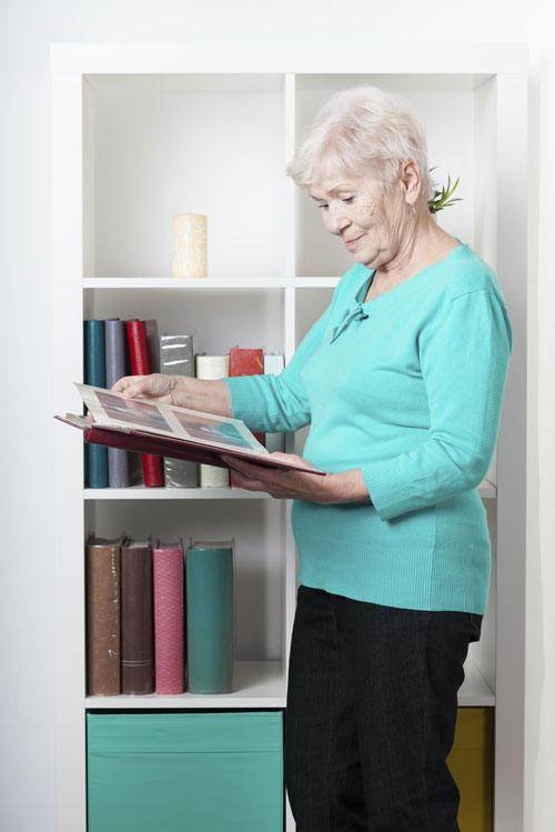 woman organising