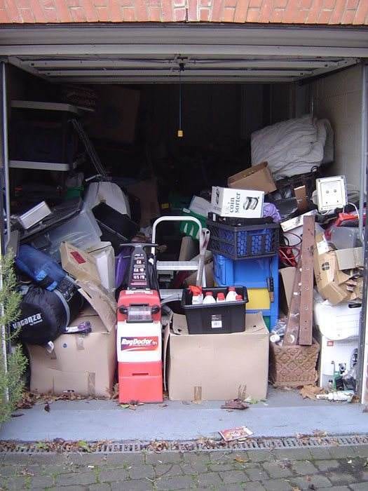 clutter before